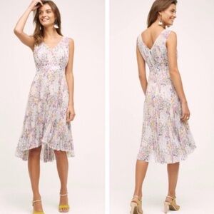 Anthropologie Multicolor High Low Dress